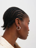 Inicio polished twist hoop earrings 28mm, imported from the UK