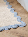 Furn Sky scalloped edge bath mat 50x80 cm, UK version