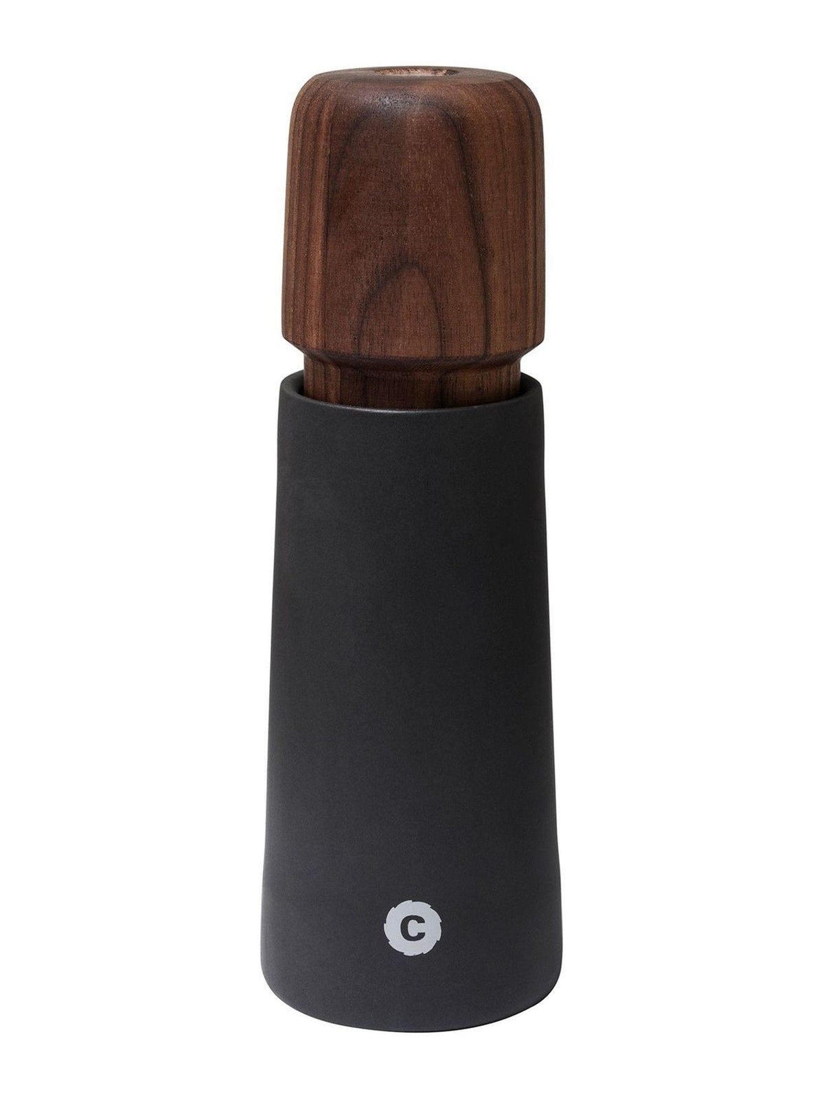 Crush Grind Stockholm salt or pepper grinder in wood and porcelain, imported from the UK