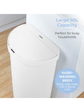 Tower black curved sensor bin 50L - British product