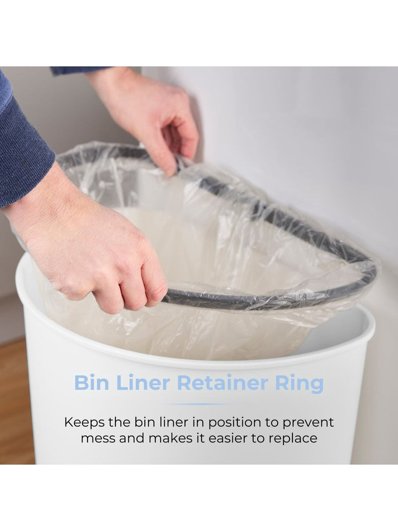 Tower black curved sensor bin 50L - British product