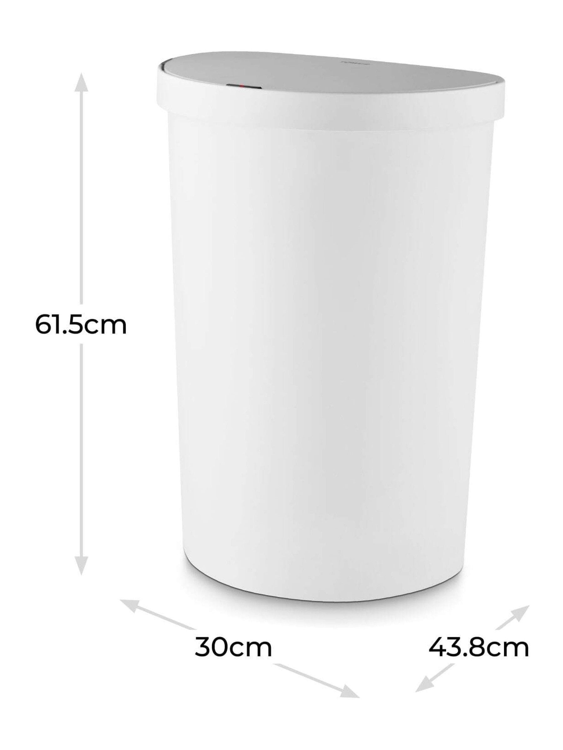 Tower black curved sensor bin 50L - British product