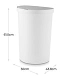 Tower black curved sensor bin 50L - British product