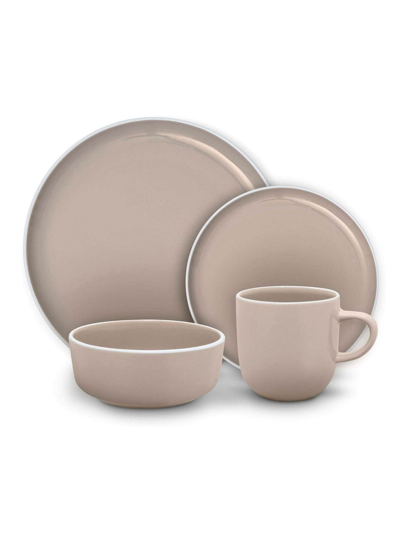 Barbary and Oak cashmere stoneware dinner set 16 piece, UK version