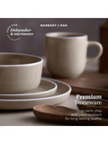 Barbary and Oak cashmere stoneware dinner set 16 piece, UK version