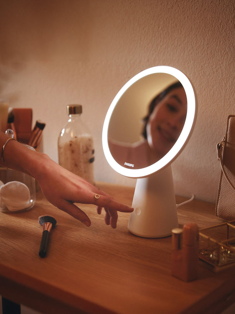 Philips White LED Mirror Desk Lamp (British brand)