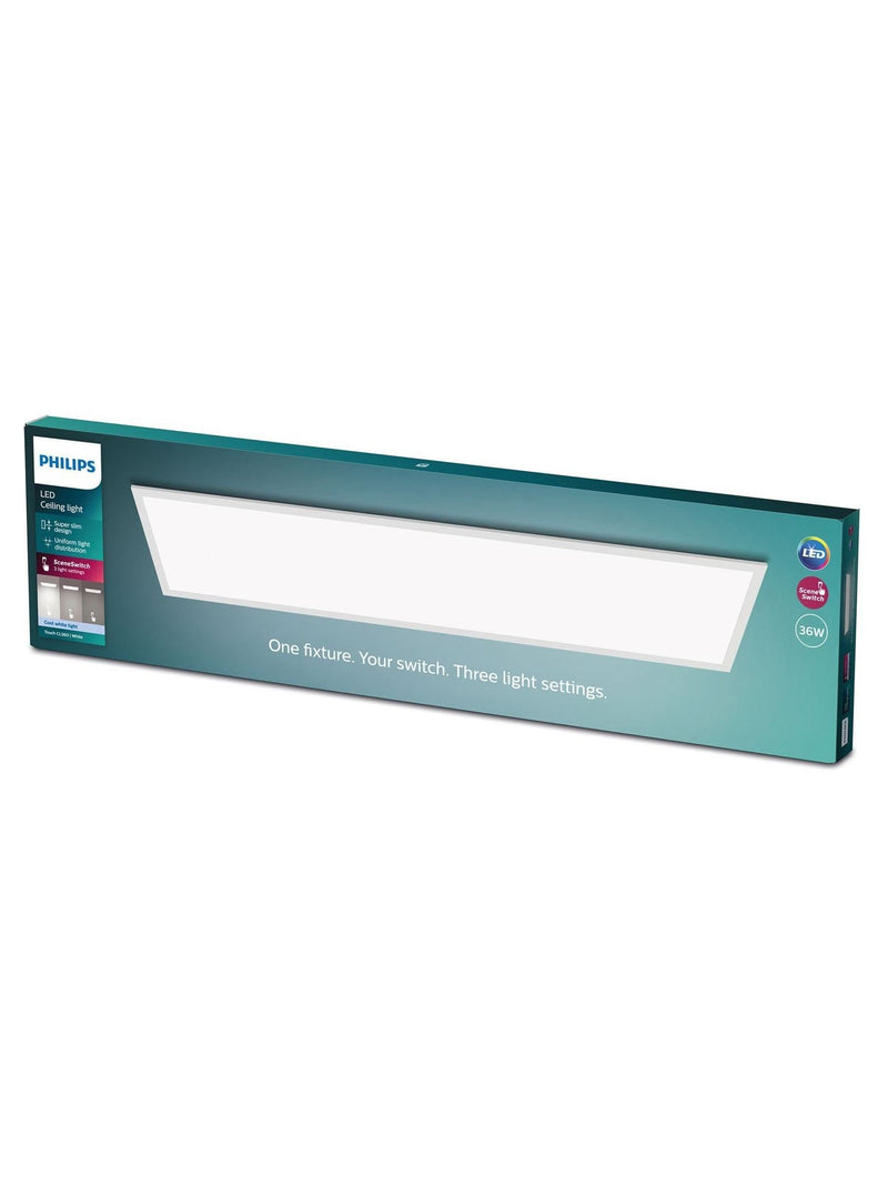 Philips white LED panel ceiling light (British brand)