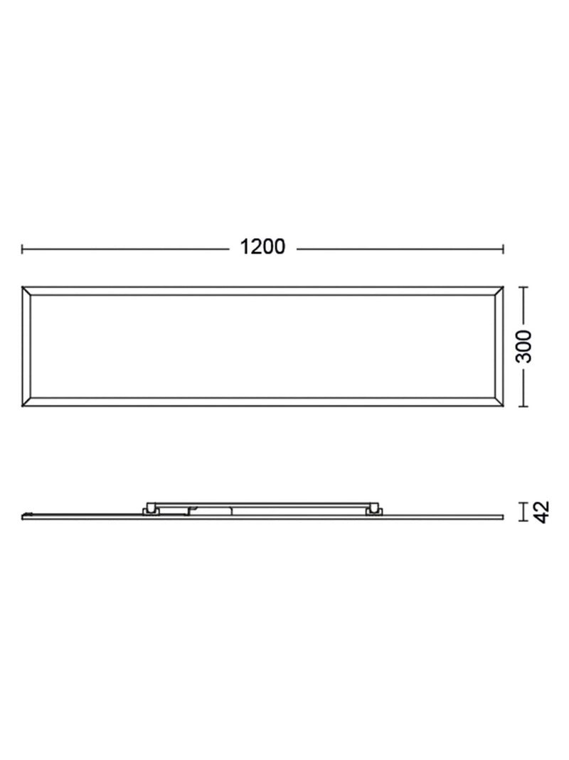Philips white LED panel ceiling light (British brand)