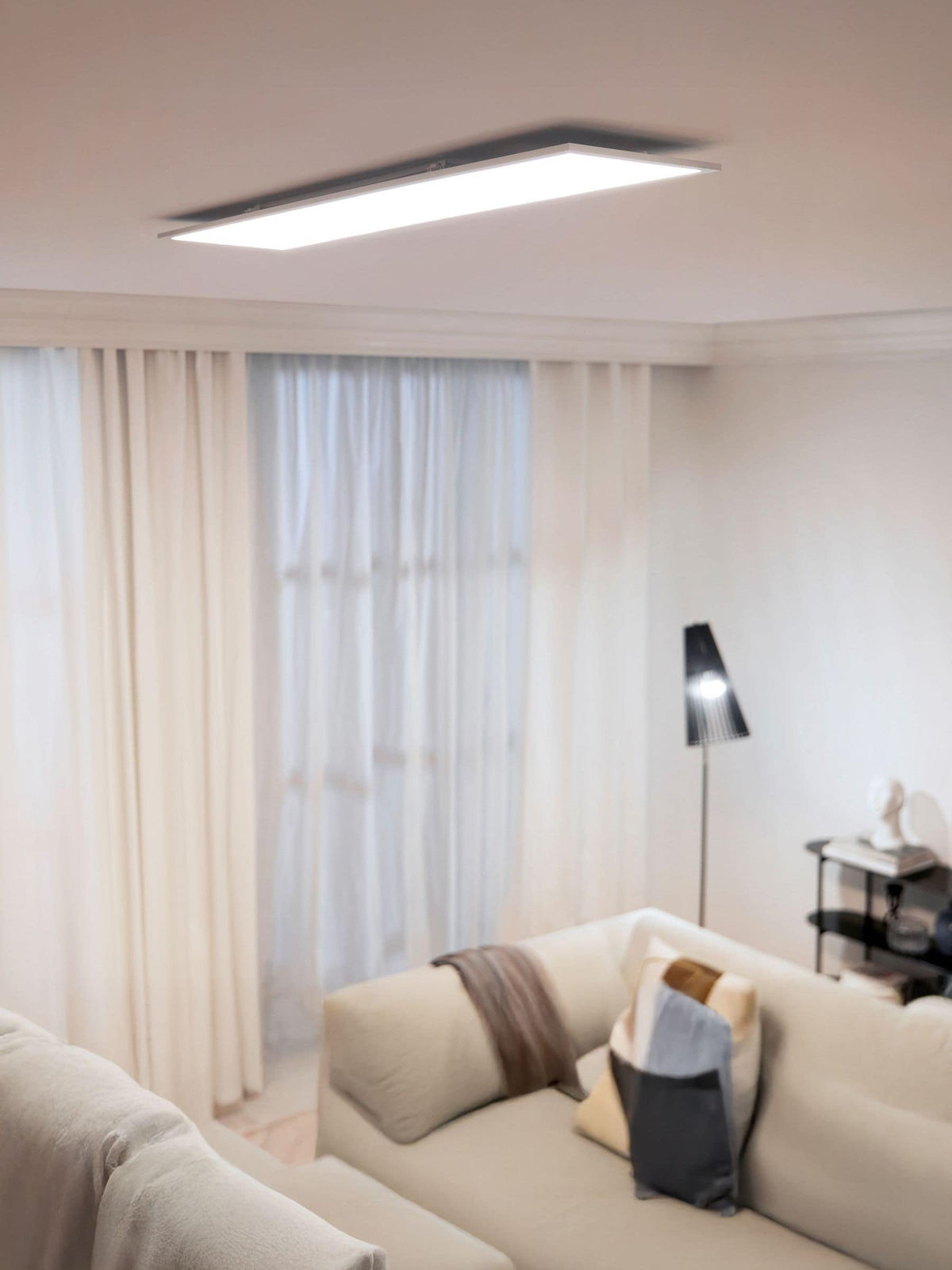 Philips white LED panel ceiling light (British brand)