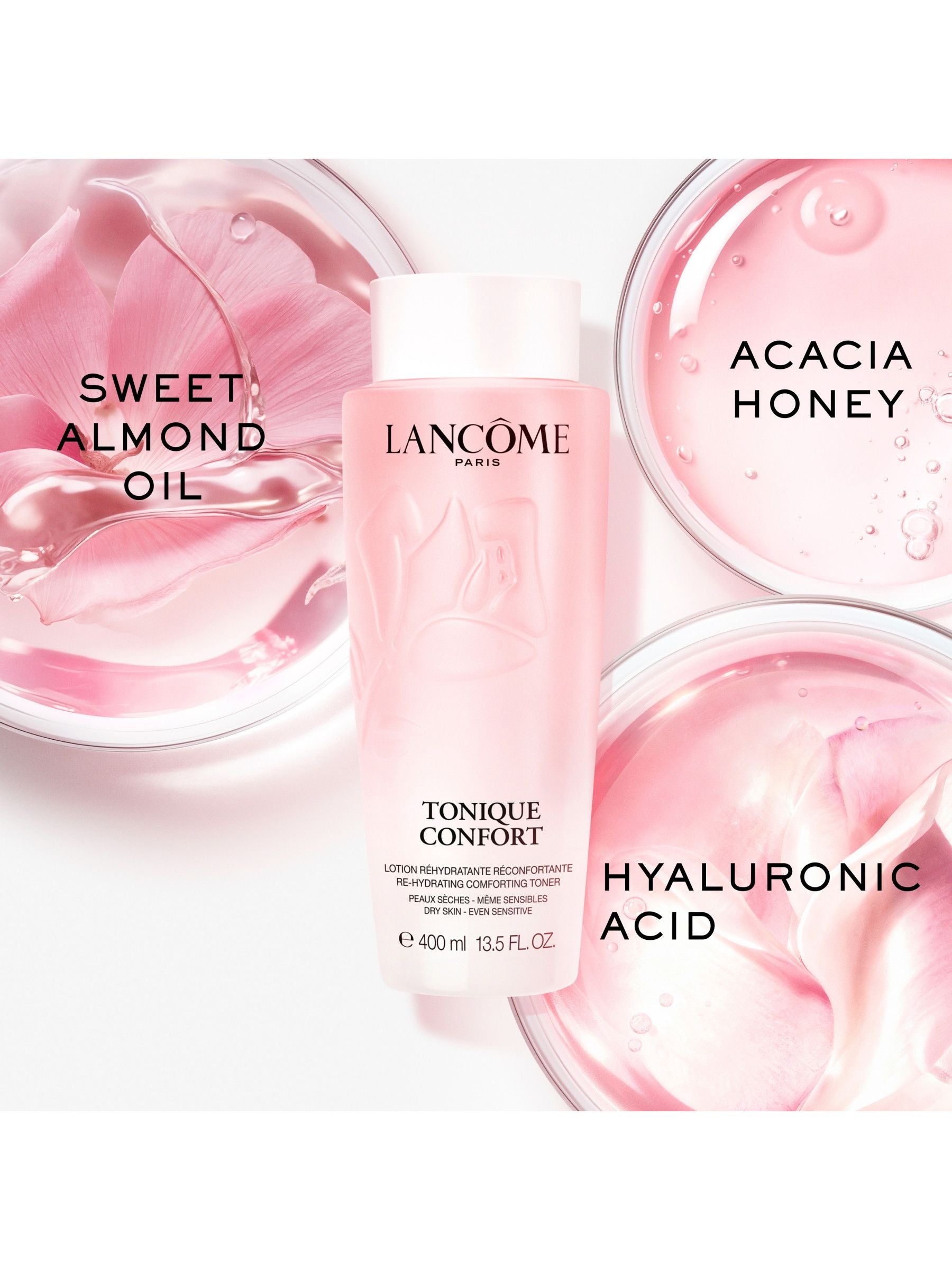 Lancôme Jumbo Cleanser Duo Set two 400ml bottles - British product