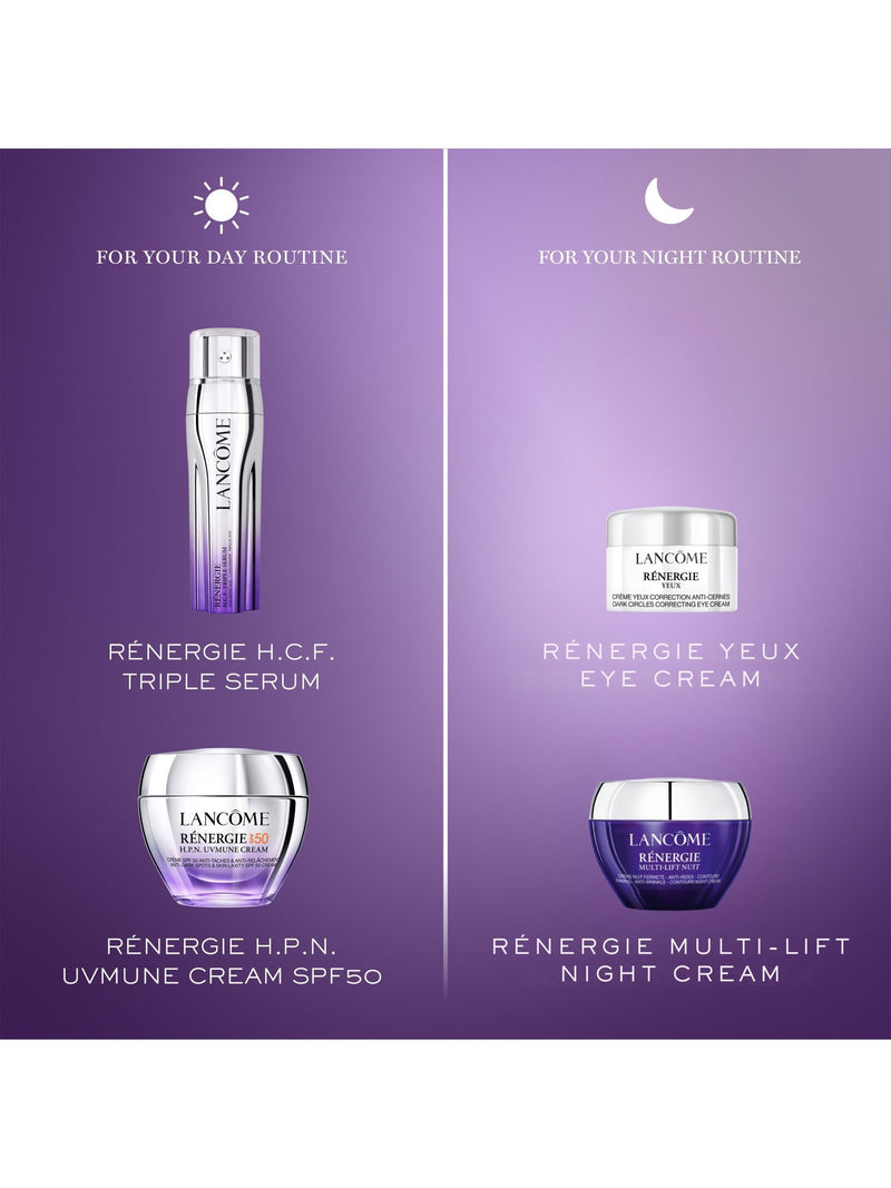 Lancôme Renergie anti-aging set with serum (British brand)