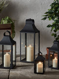 Lights4fun Albury black garden lantern 59cm, UK version