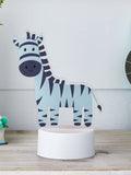 Lights4fun children's night light with lion and zebra shapes (British brand)