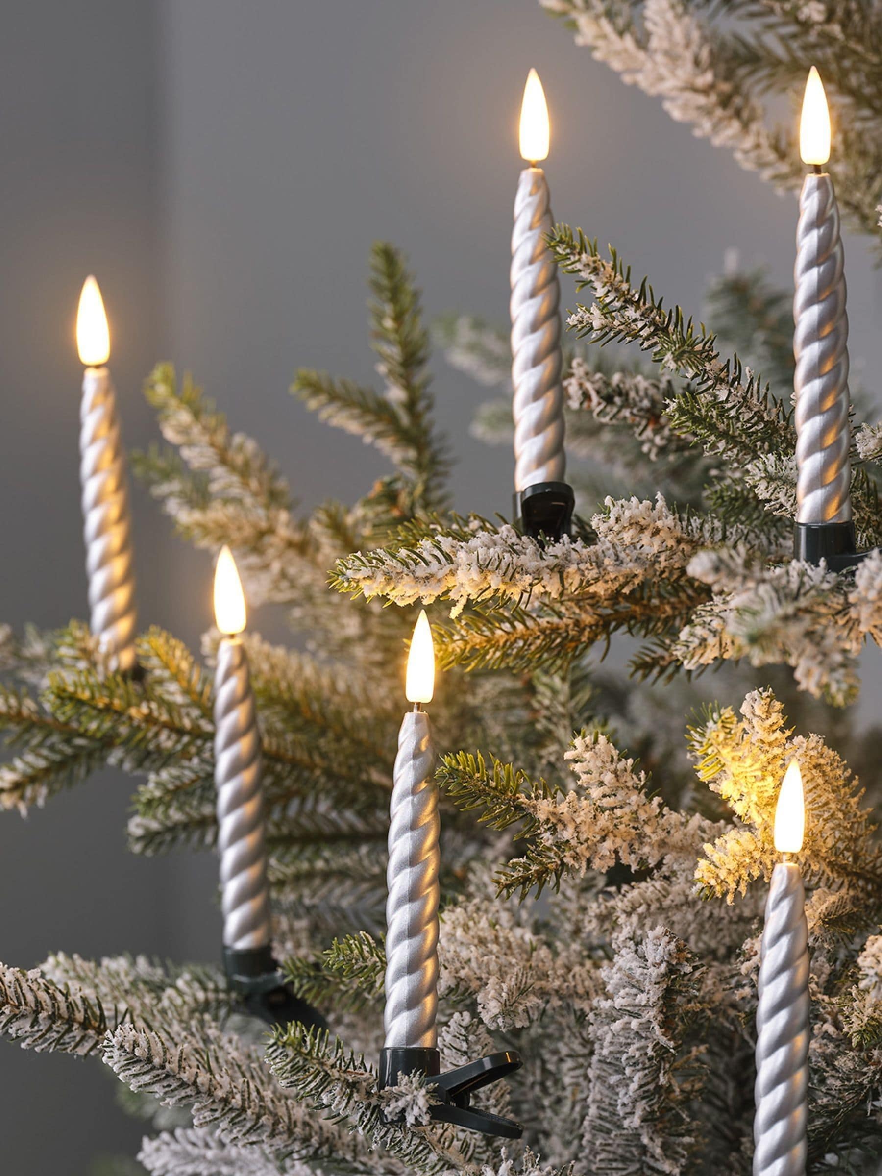 Lights4fun Gold 10 TruGlow LED candle clips, imported from the UK