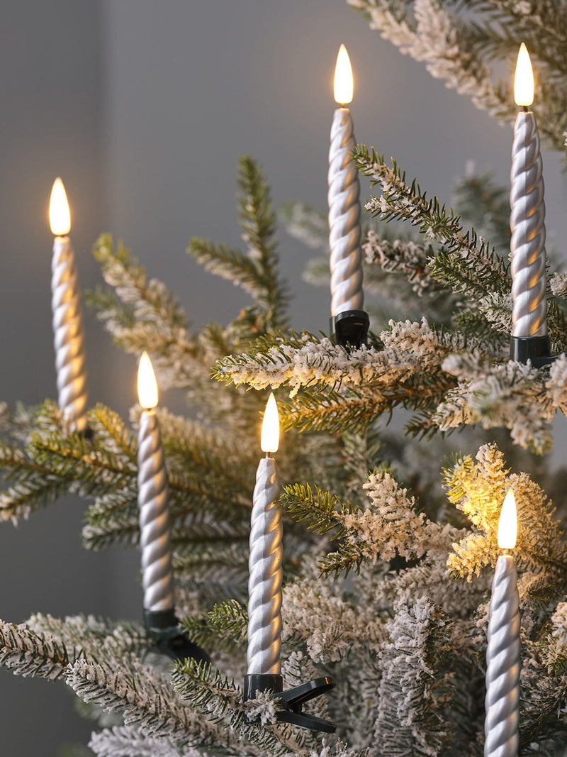 Lights4fun Gold 10 TruGlow LED candle clips, imported from the UK