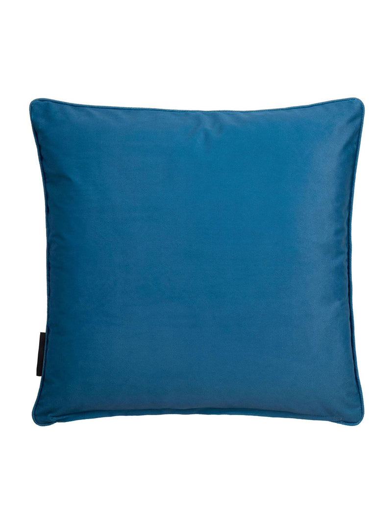 Laurence Llewelyn-Bowen Teal Diva Embroidery Velvet Filled Cushion