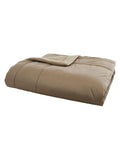 Appletree taupe velvet bedspread 235cm - British product