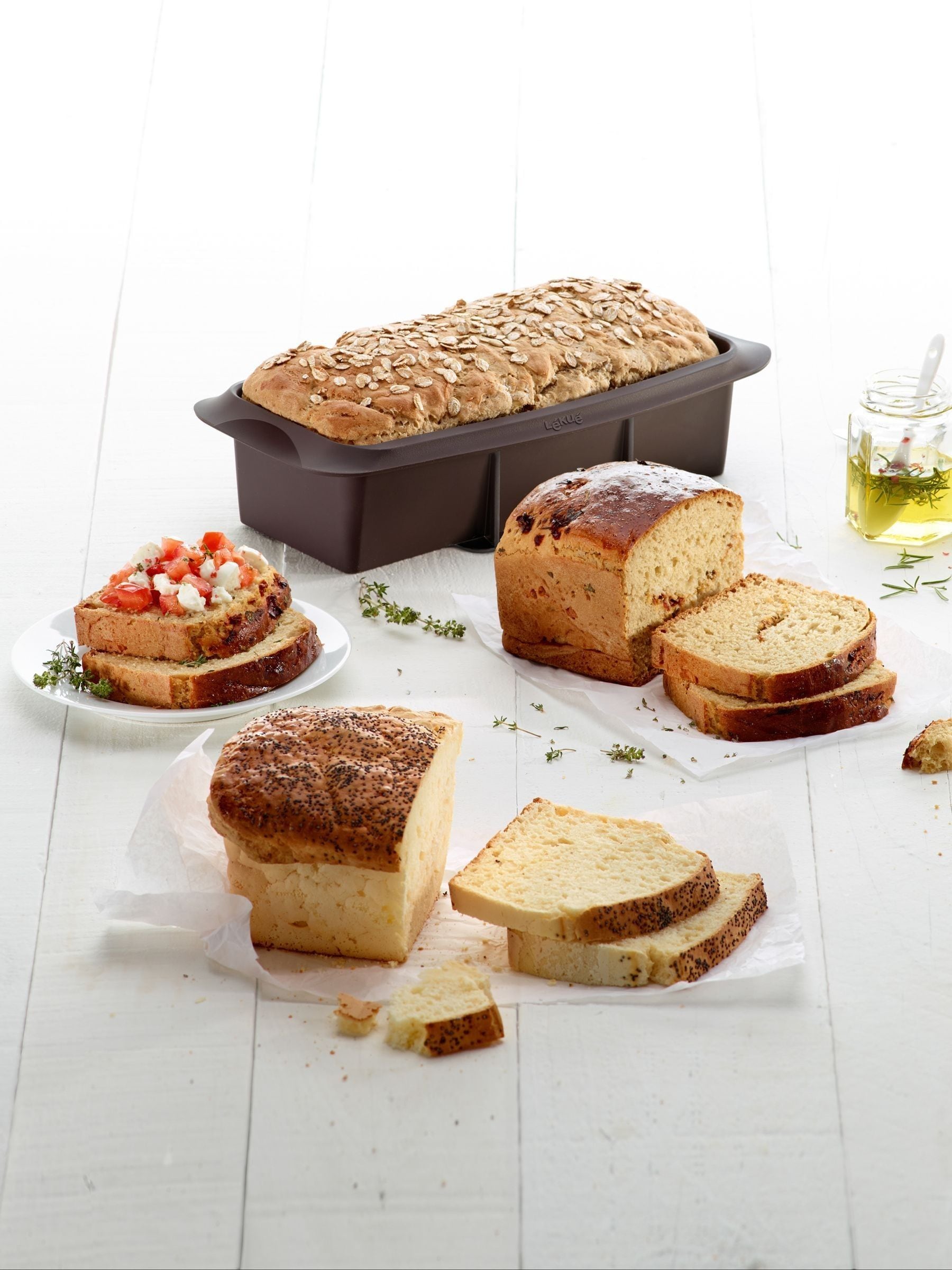 Lekue brown silicone loaf mould 29.5cm (British brand)