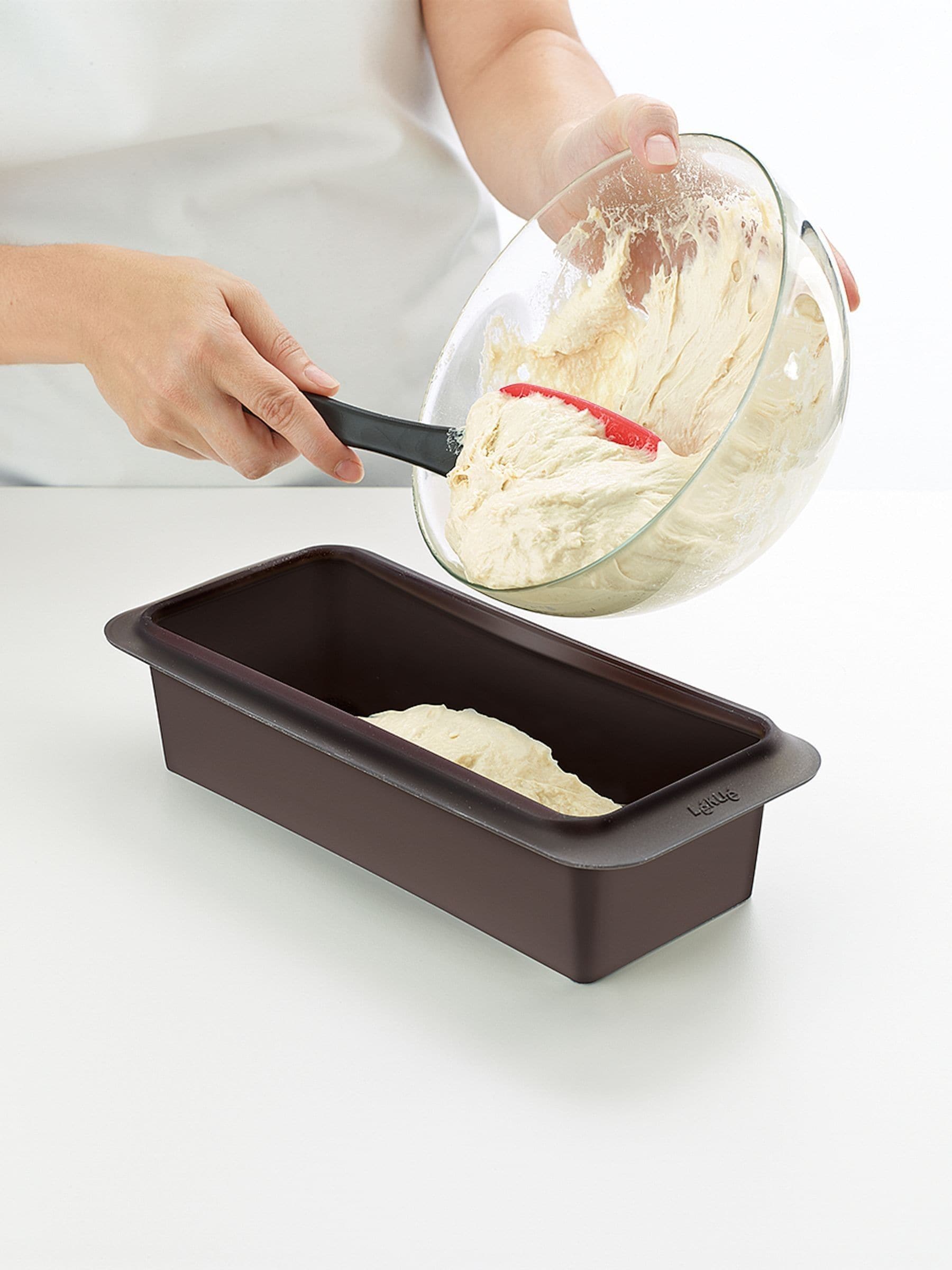 Lekue brown silicone loaf mould 29.5cm (British brand)
