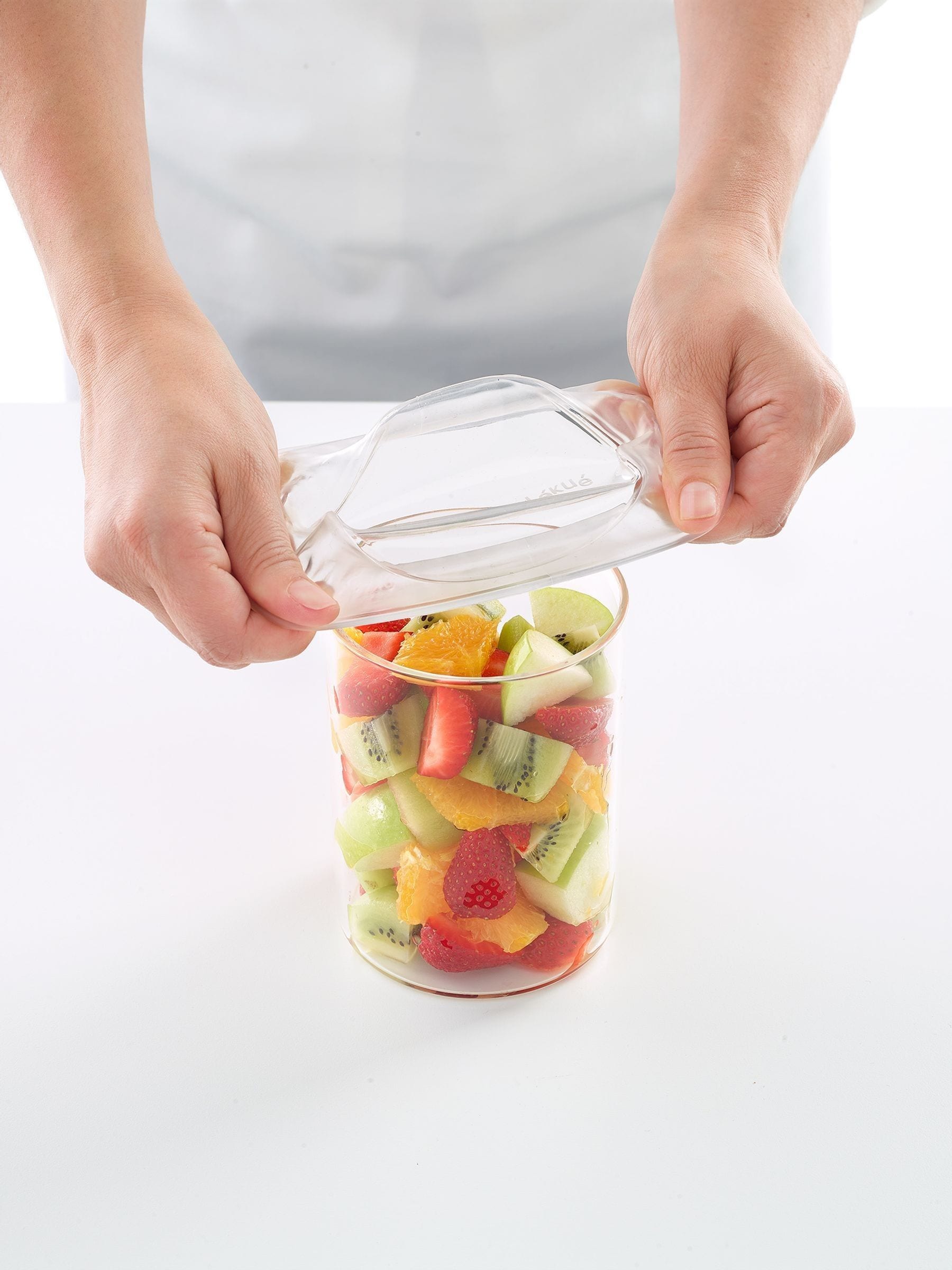 Lekue set of 3 transparent stretch lids, imported from the UK
