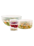 Lekue set of 3 transparent stretch lids, imported from the UK