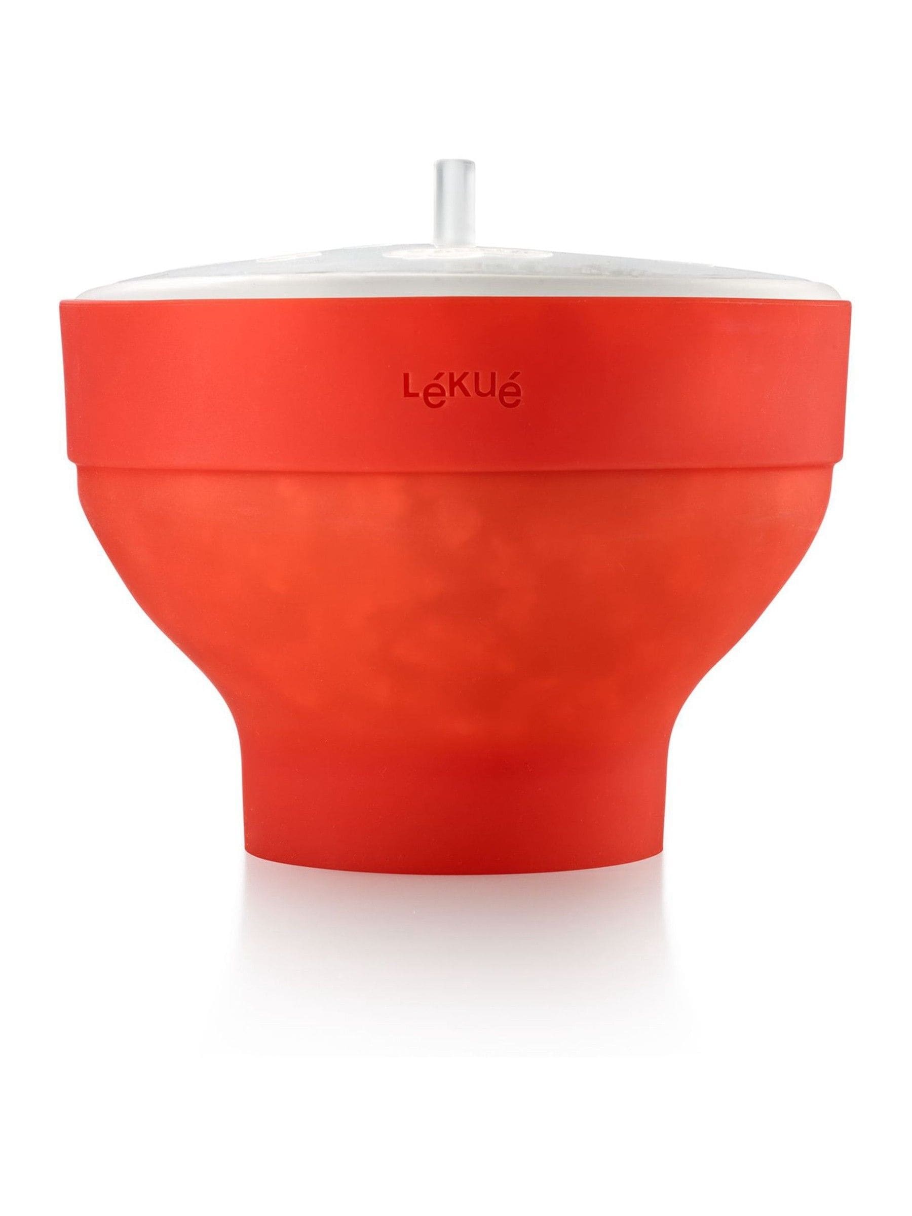 Lekue red silicone popcorn maker - British product