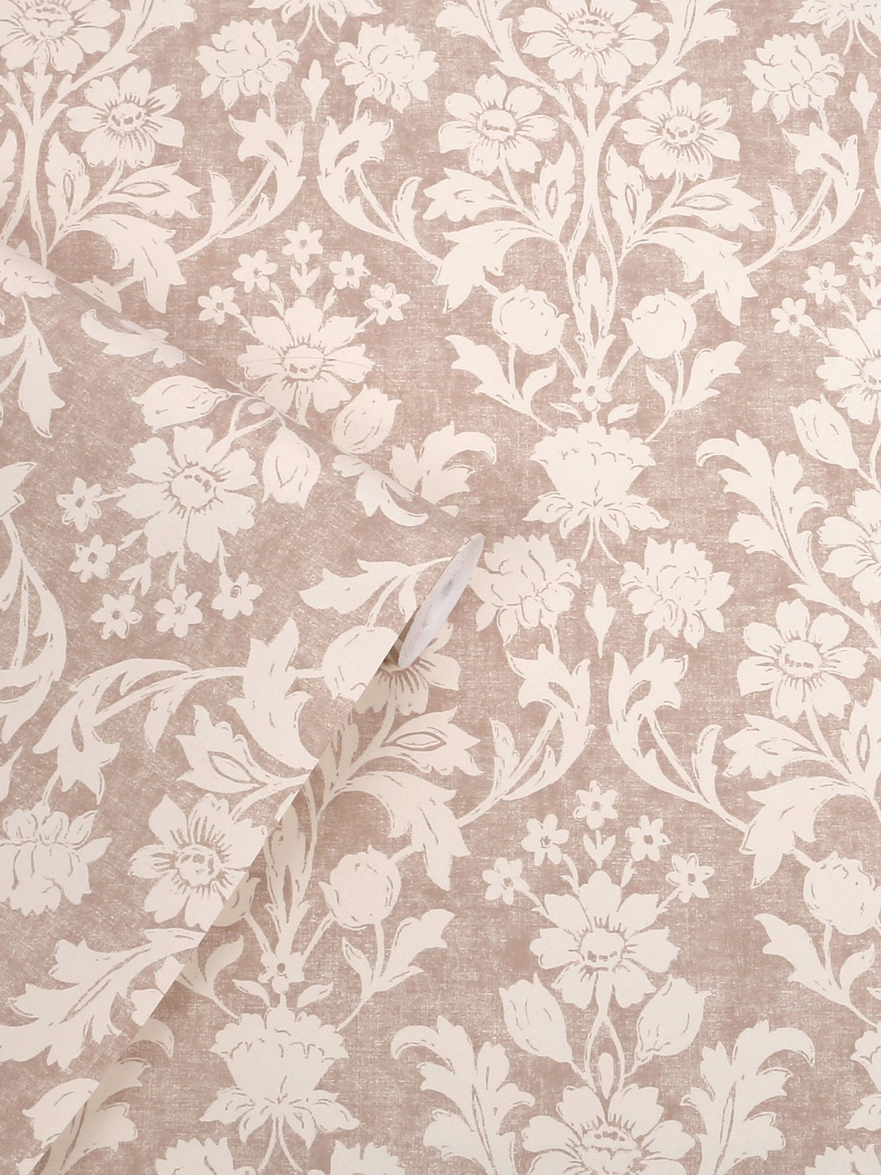 Laura Ashley Plaster Pink Semington Silhouette wallpaper 10m - British product