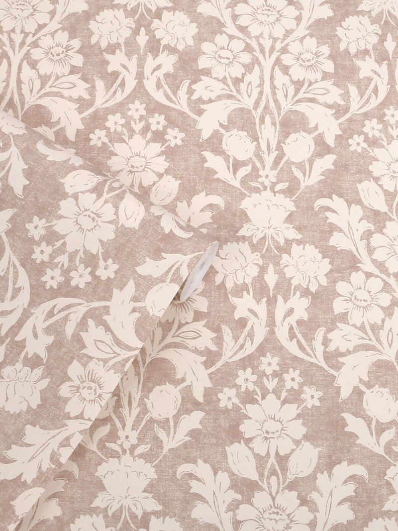 Laura Ashley Plaster Pink Semington Silhouette wallpaper 10m - British product
