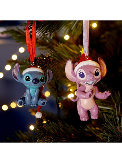 Next Widdop Set of 2 Stitch Angel Hanging Christmas Decorations- Buy online at McGrocer