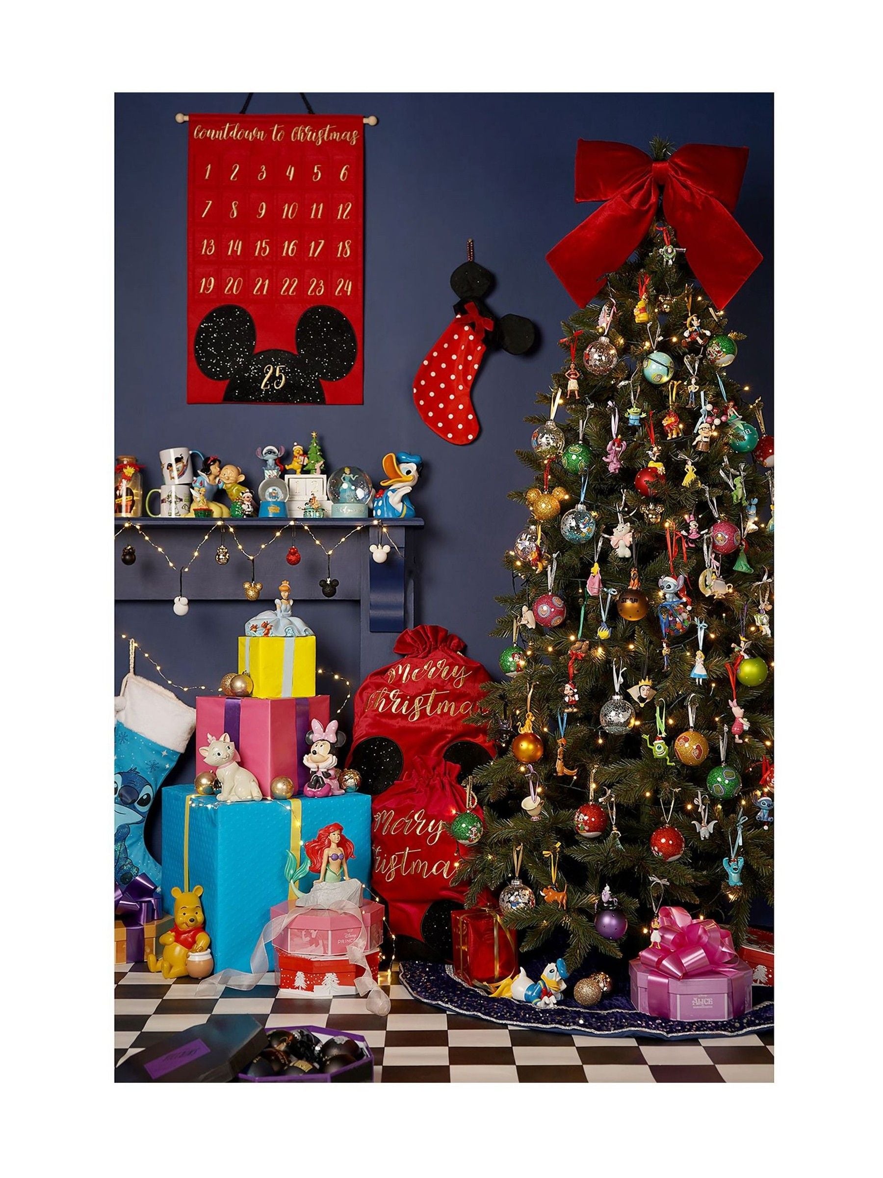 Widdop Alice and Cheshire Cat 11cm ornament set, UK version