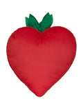 Bedlam red strawberry velvet cushion - British product