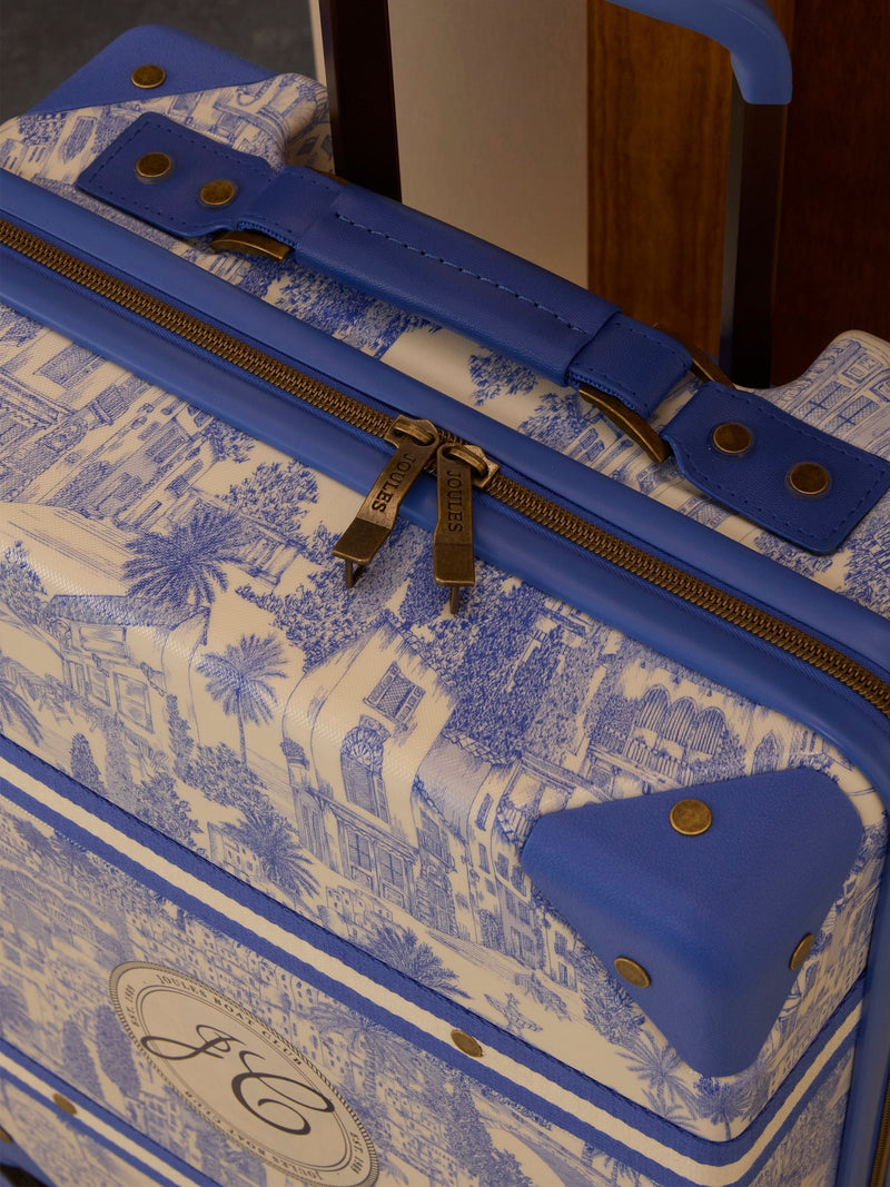 Joules blue toile de jouy cabin case hard shell - British product