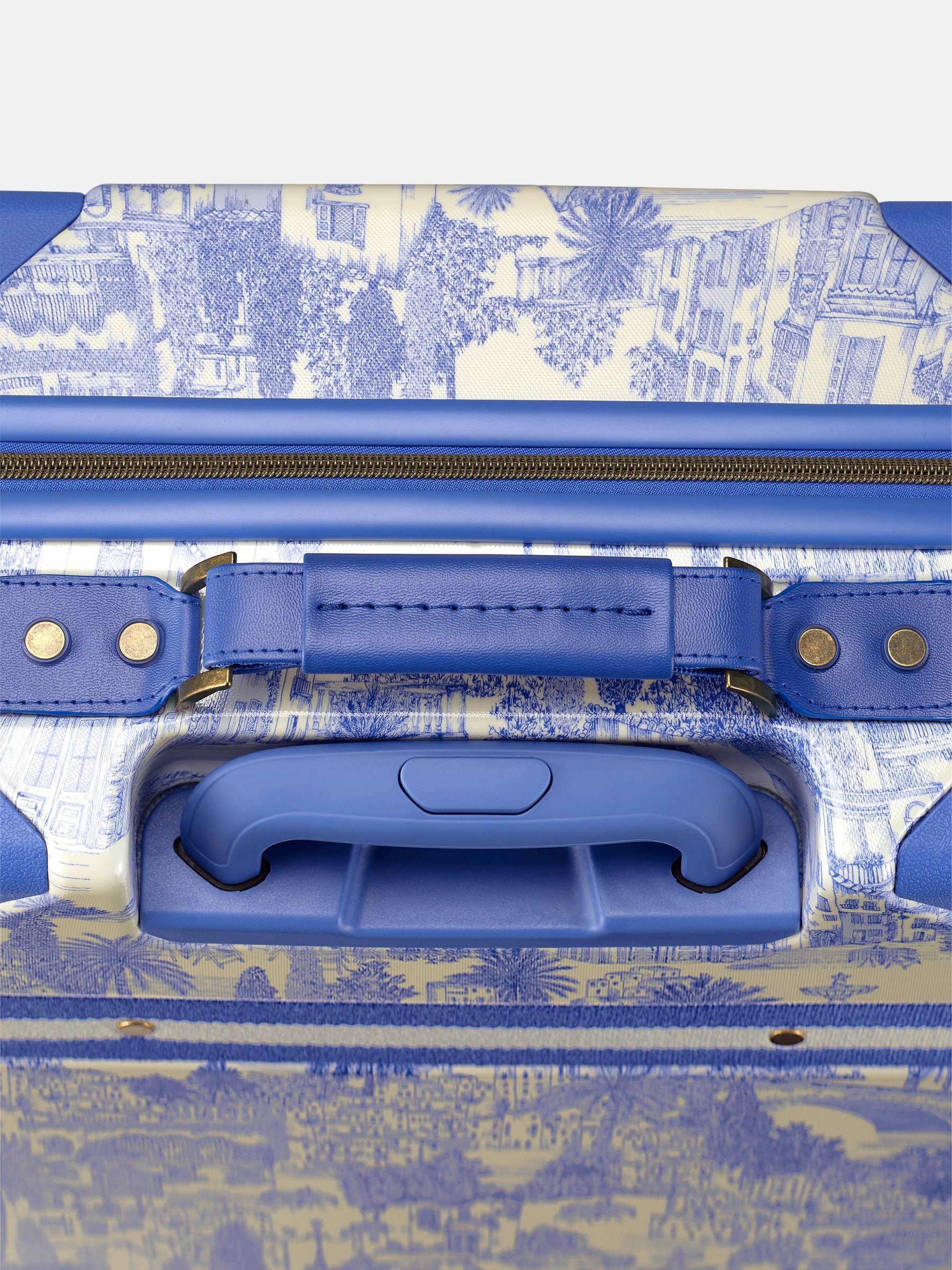 Joules blue toile de jouy cabin case hard shell - British product