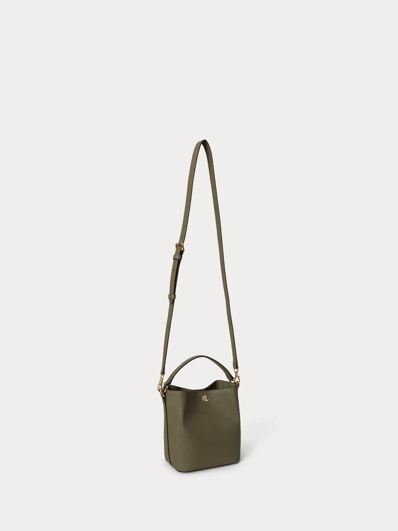 Lauren Ralph Lauren green small bucket bag, imported from the UK