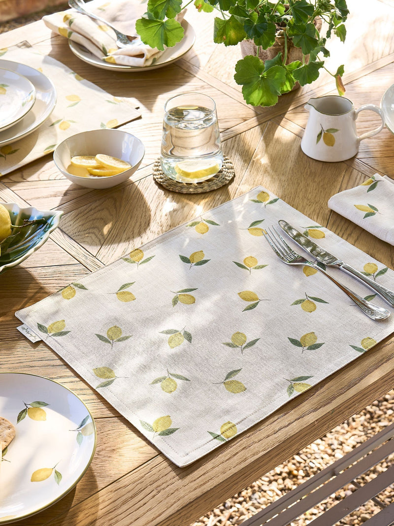 Sophie Allport linen placemats set of 2, imported from the UK