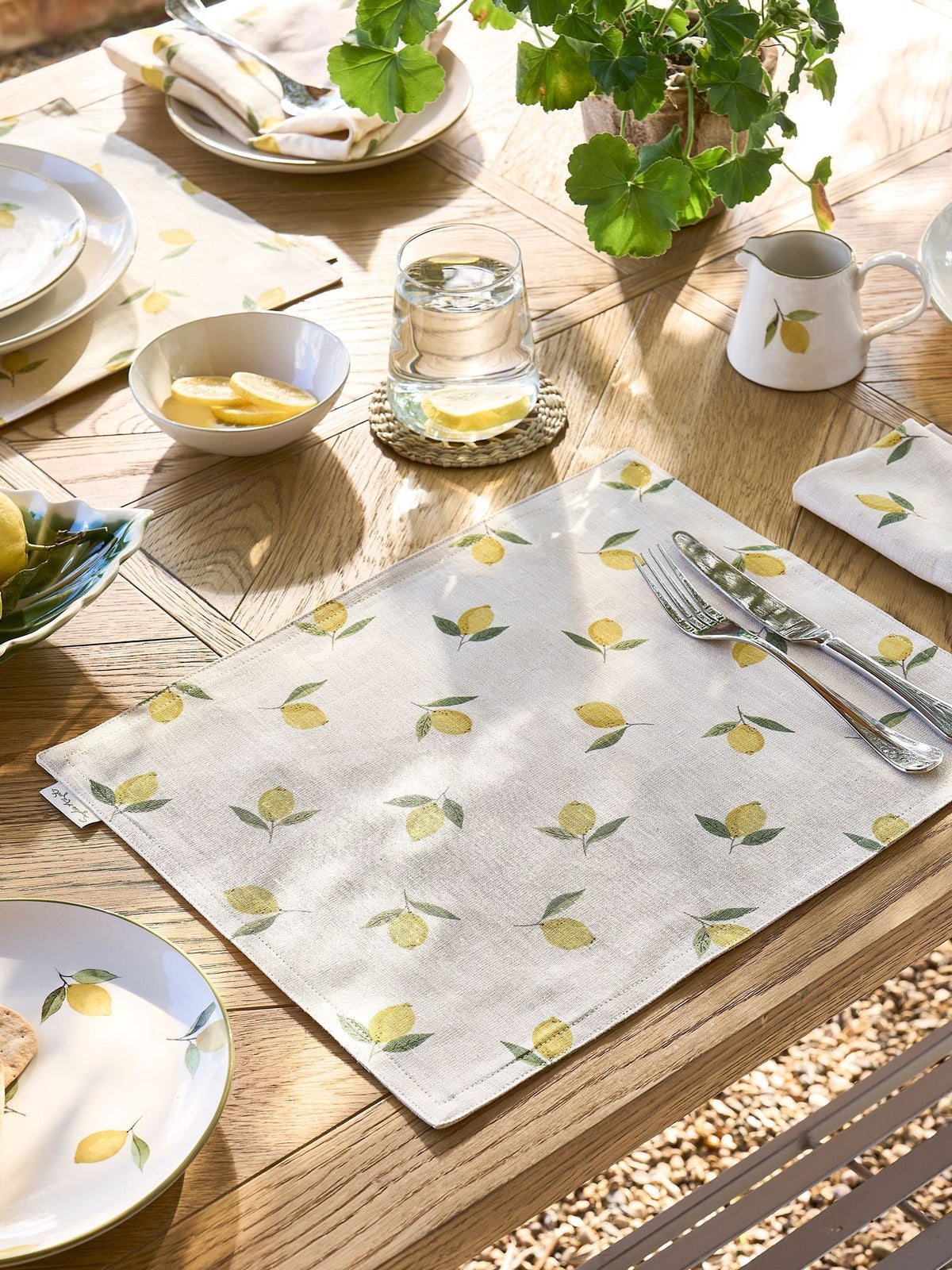 Sophie Allport linen placemats set of 2, imported from the UK