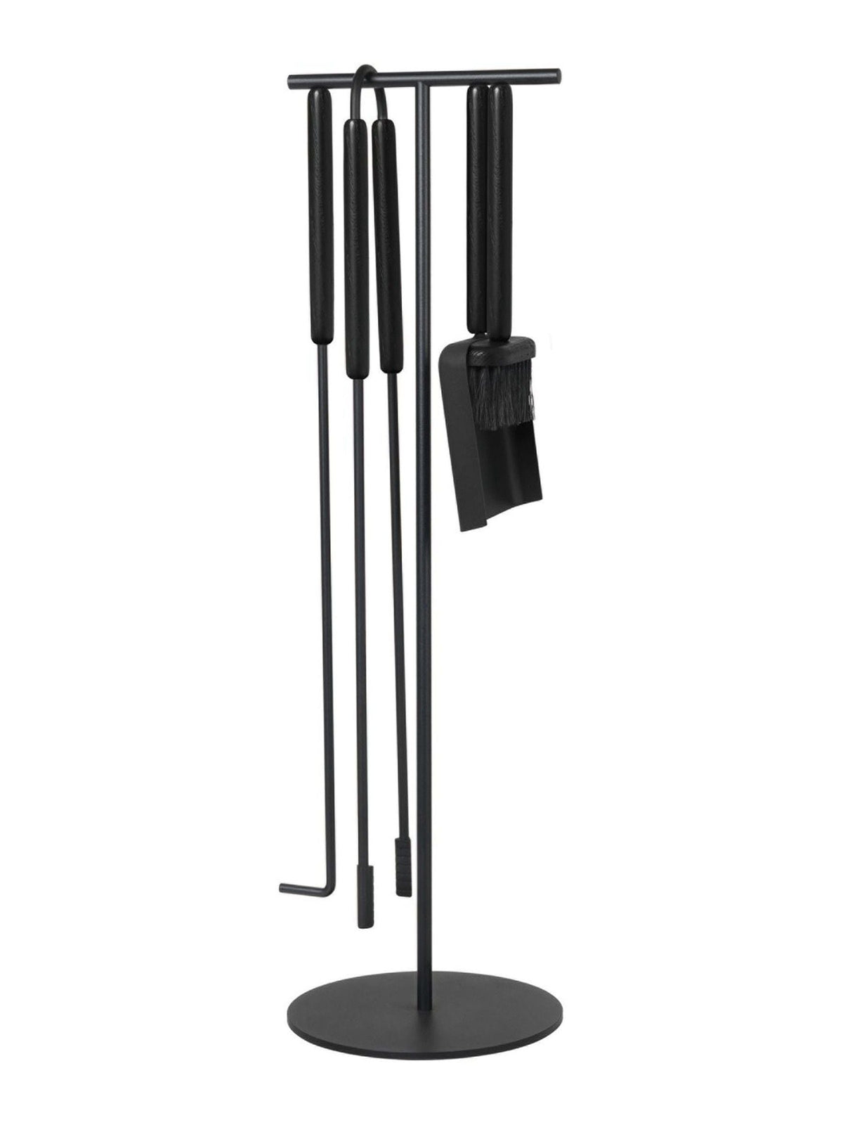 blomus 5 Piece Brown Oak ASHI Fireplace Tools Set