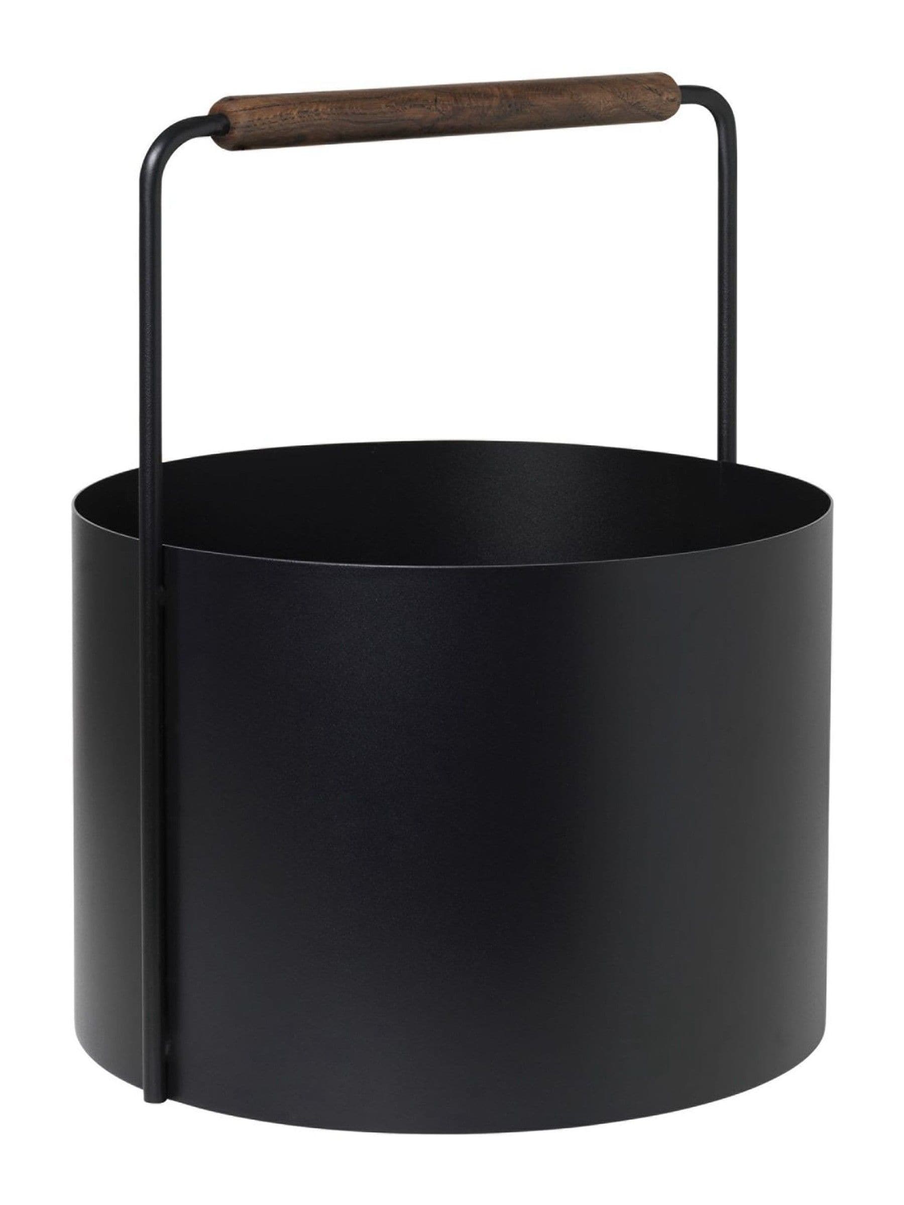 blomus Black Oak ASHI Firewood Basket