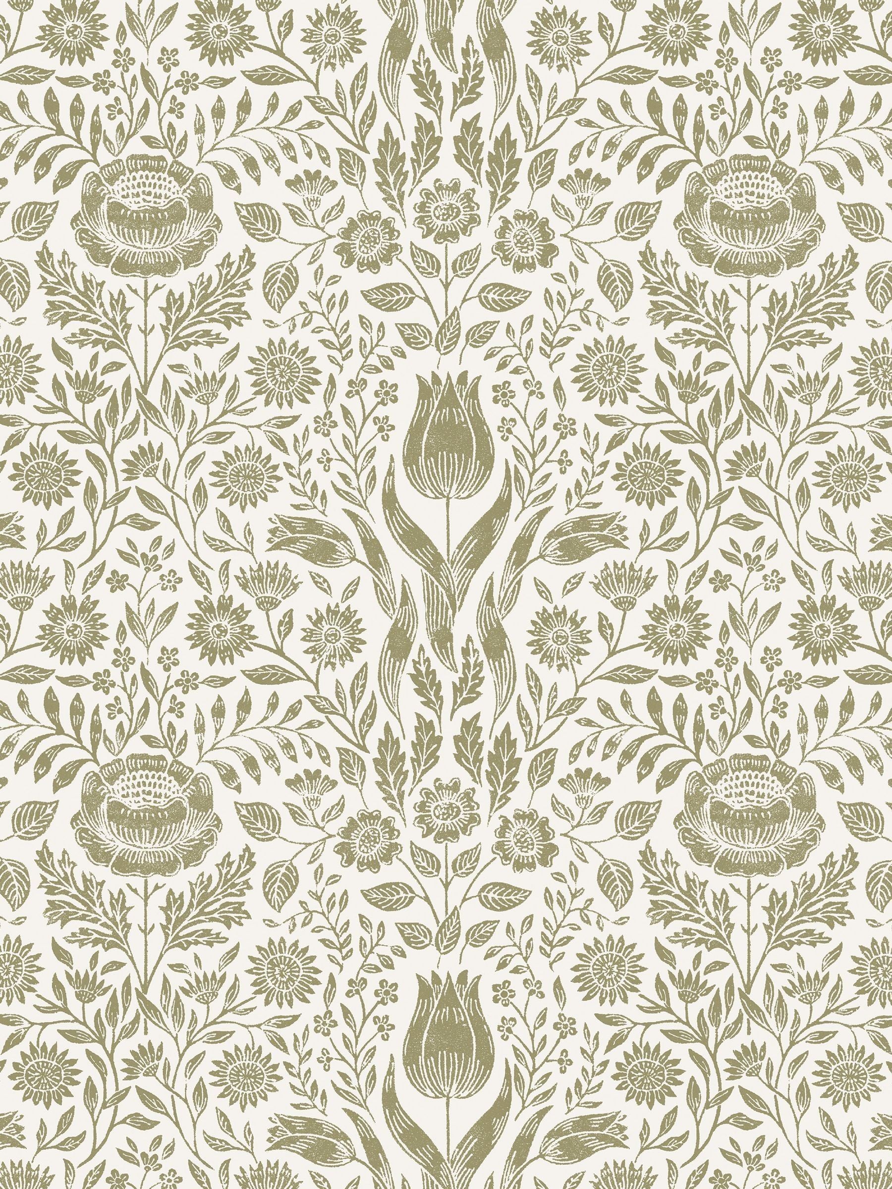 Laura Ashley Ashtead Damask wallpaper sample A4 - British product