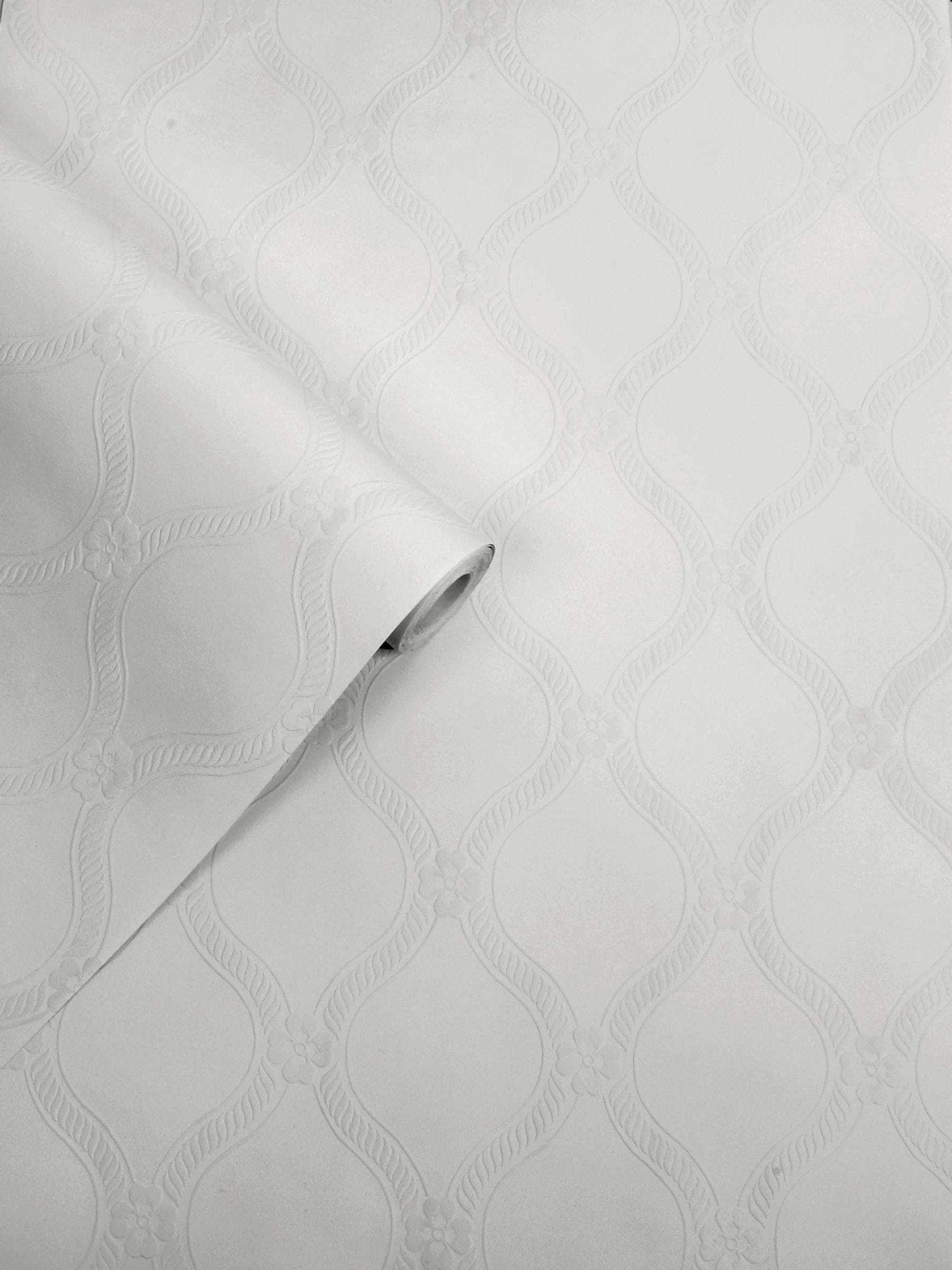 Laura Ashley Landford paintable wallpaper sample A4 - British product