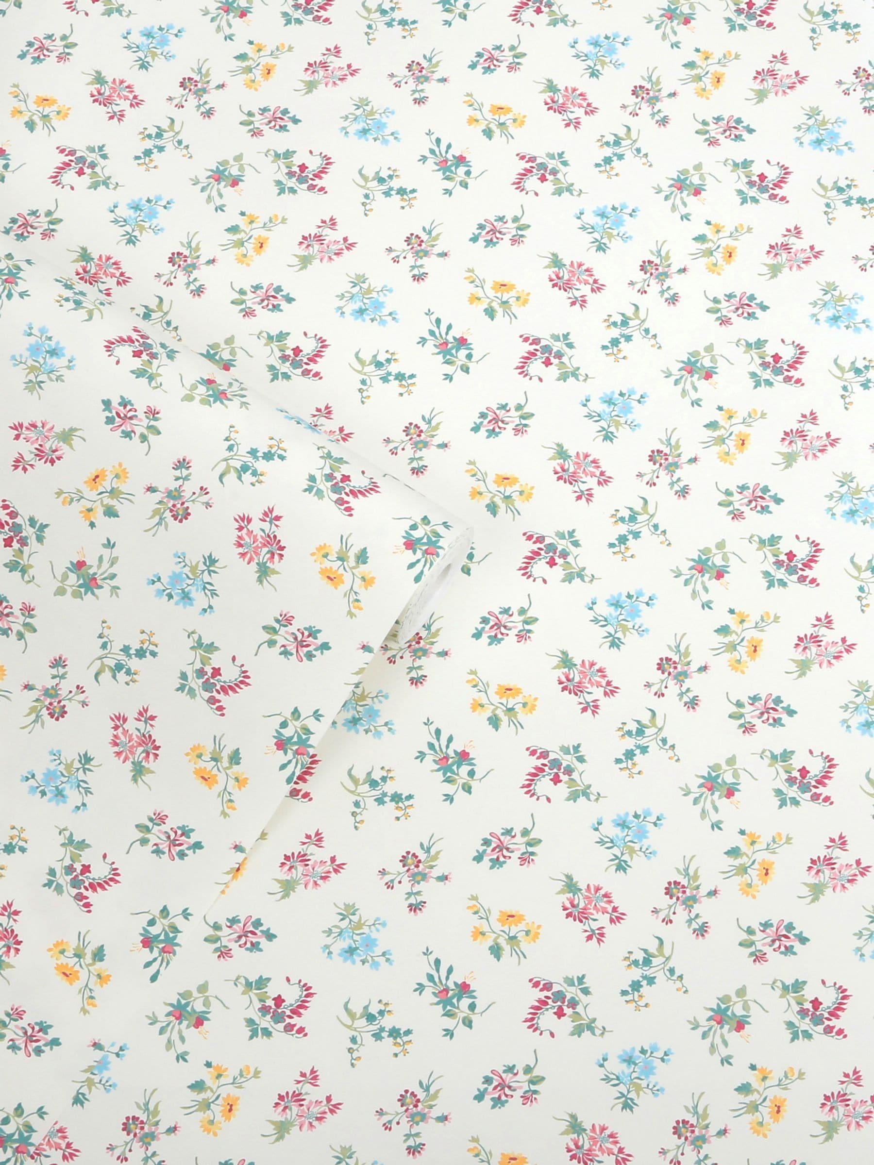 Laura Ashley Keeleigh Posy wallpaper sample A4 - British product