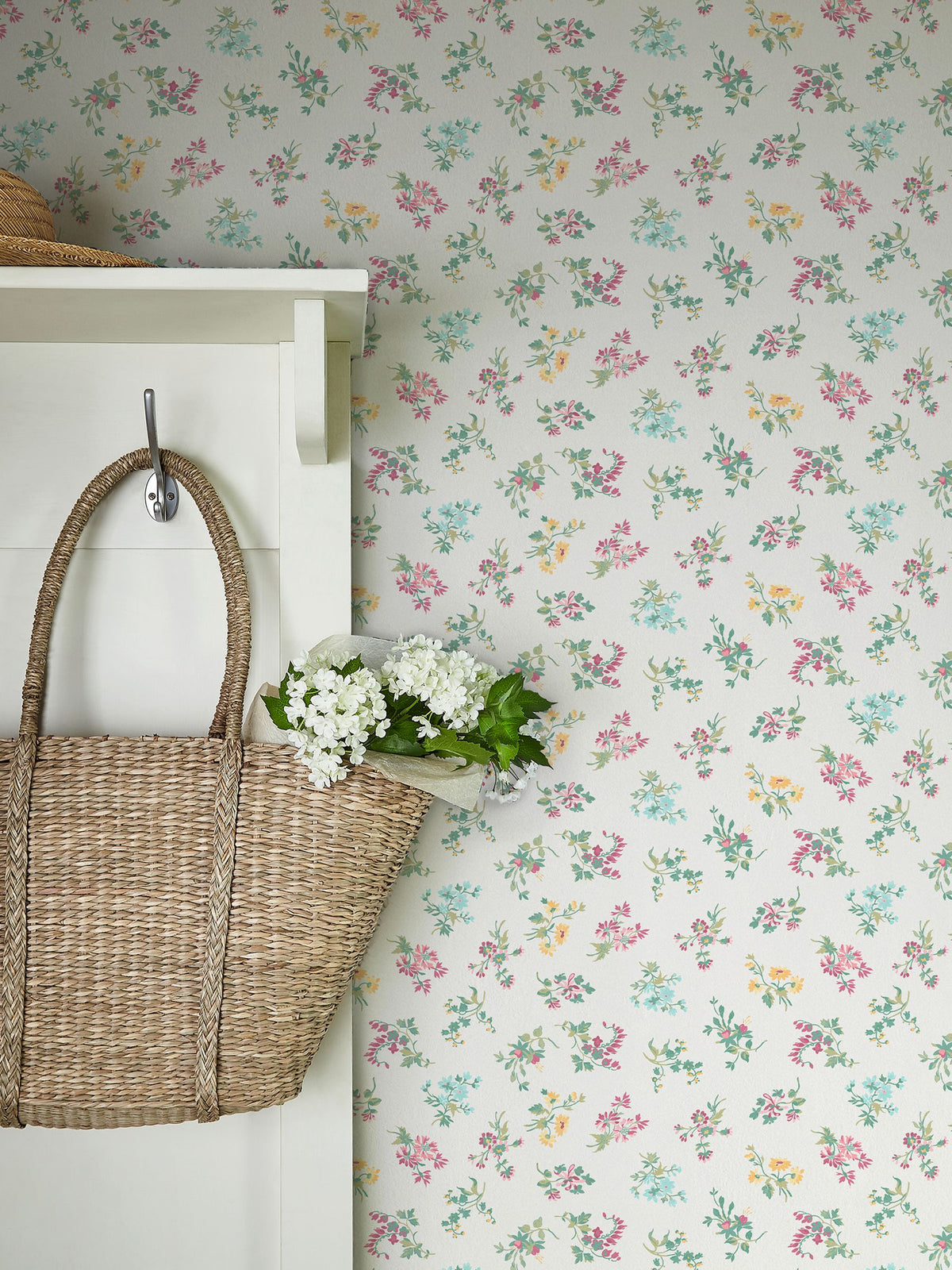 Laura Ashley Keeleigh Posy wallpaper sample A4 - British product