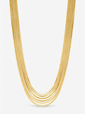 Inicio gold tone multi layered necklace (British brand)