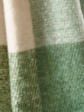 Catherine Lansfield green check throw 130x170cm, imported from the UK