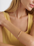 Ted Baker Claudia Narrow Crystal Gold Hinge Bangle Bracelet 6cm