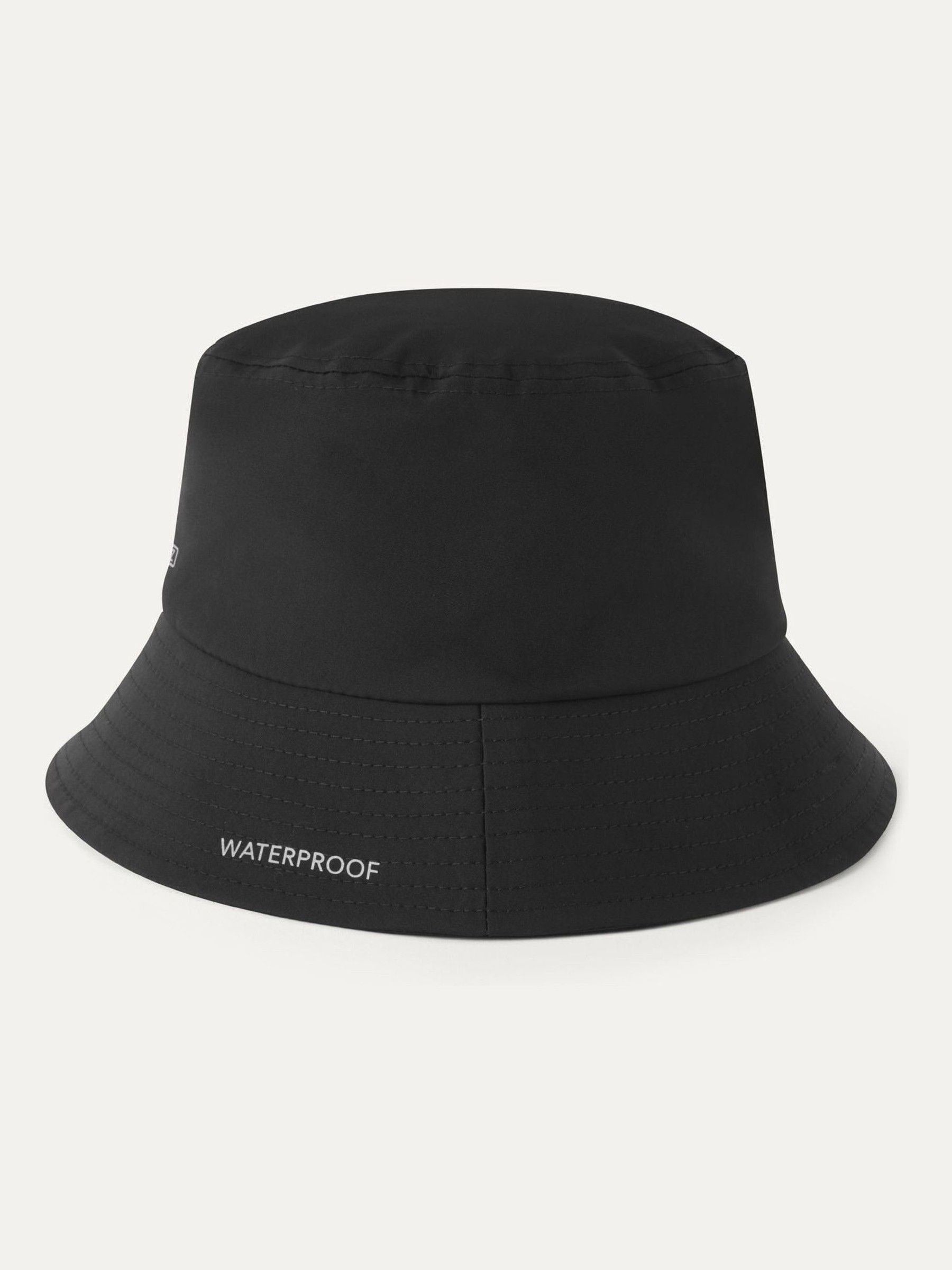Sealskinz black Langham waterproof bucket hat, imported from the UK