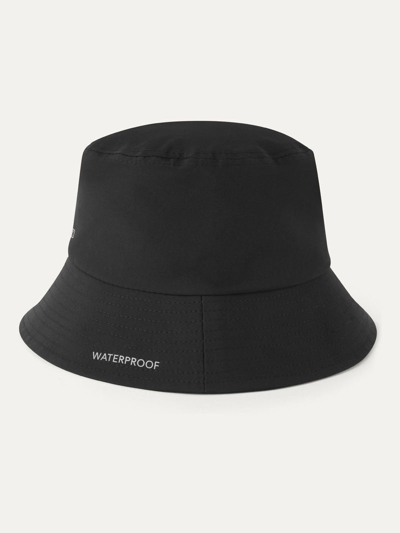 Sealskinz black Langham waterproof bucket hat, imported from the UK