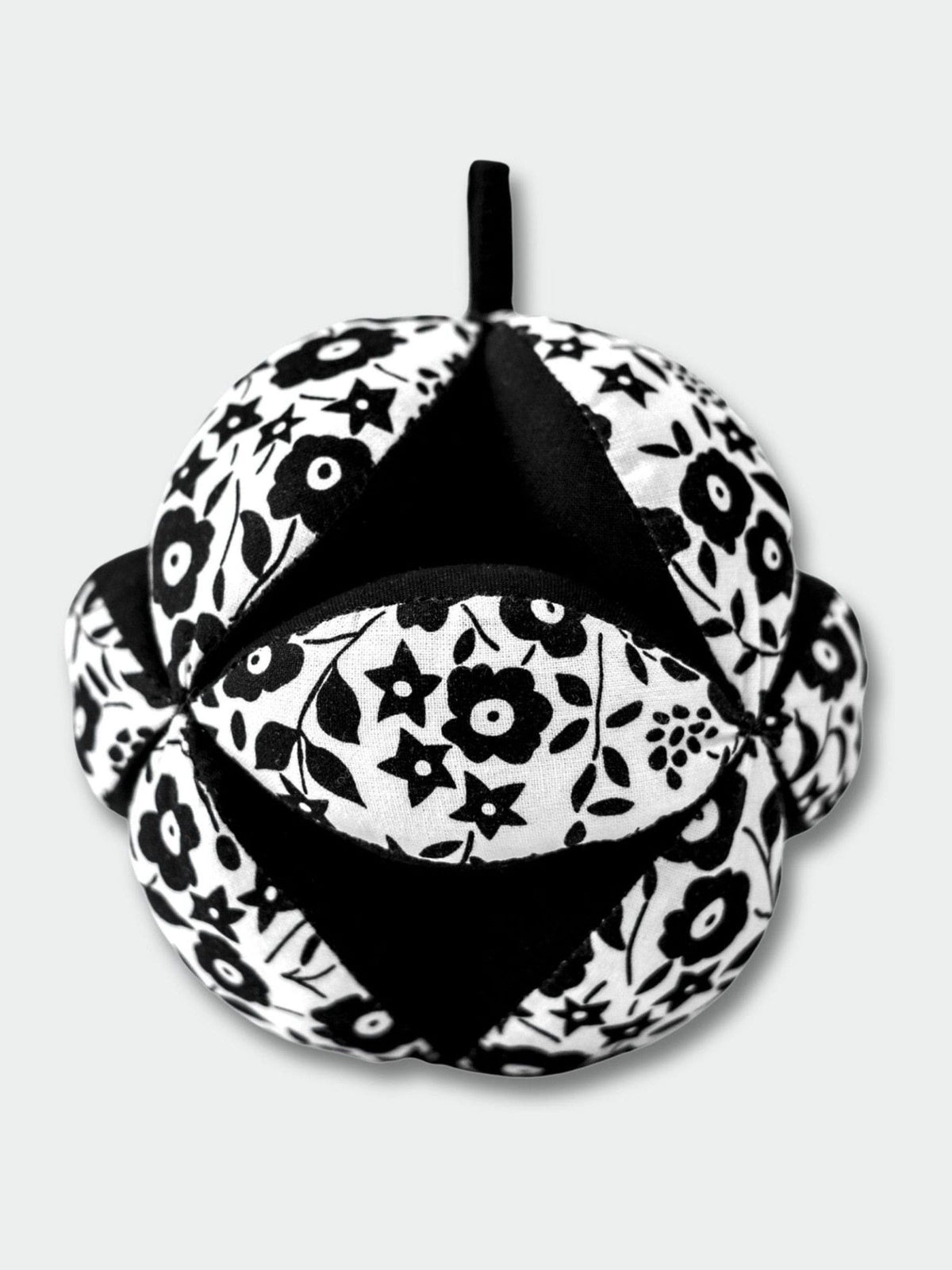 Etta Loves black and white Liberty sensory grasp ball (British brand)