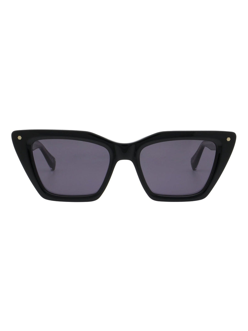 AllSaints BLAIR cat-eye sunglasses with black frame, imported from the UK