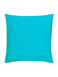 Furn Aqua plain outdoor cushion 55cm square, imported from the UK